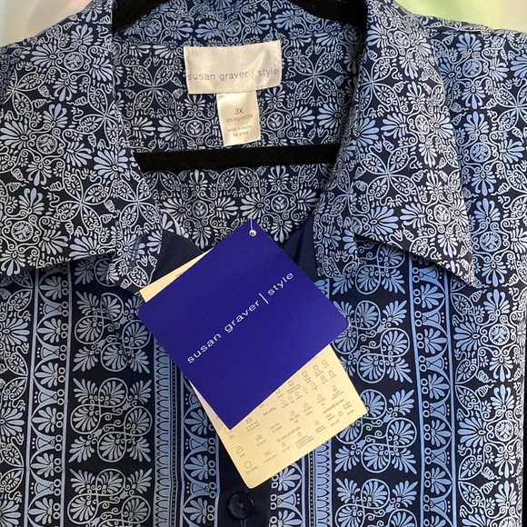 Pattered button up - Picture 2 of 2